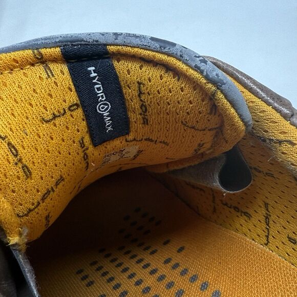 ECCO Biom Hybrid Golf Shoes Mens 11 EU 45 Brown Yak Leather Spikeless - Picture 14 of 16